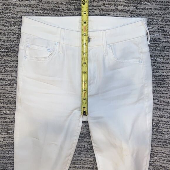 Mother High Waisted Looker Dagger Ankle Fray Size 25 - Picture 13 of 16